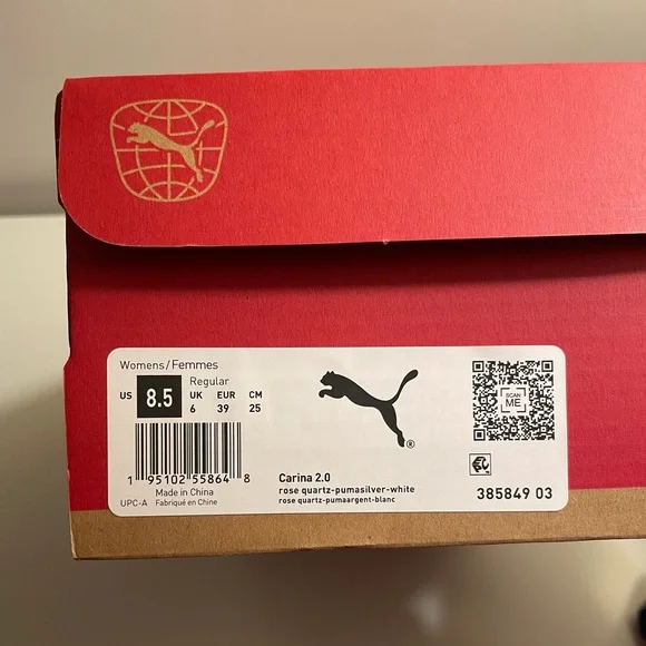 Puma Carina 2.0 - Rose Quartz - Size 8.5 - Picture 3 of 5